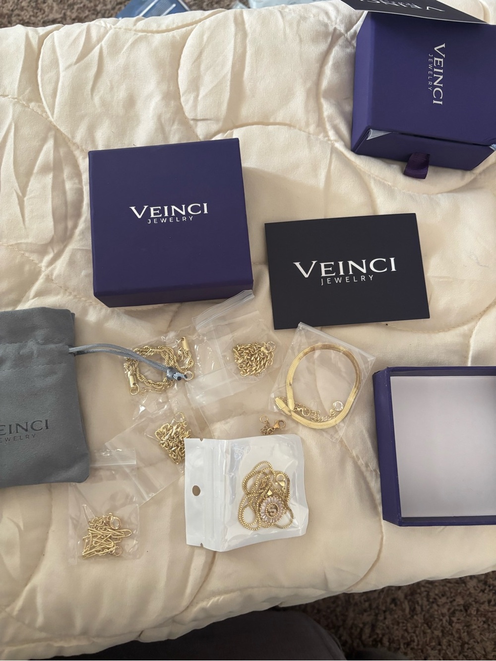 Gold-Tone Women's Bracelet Set